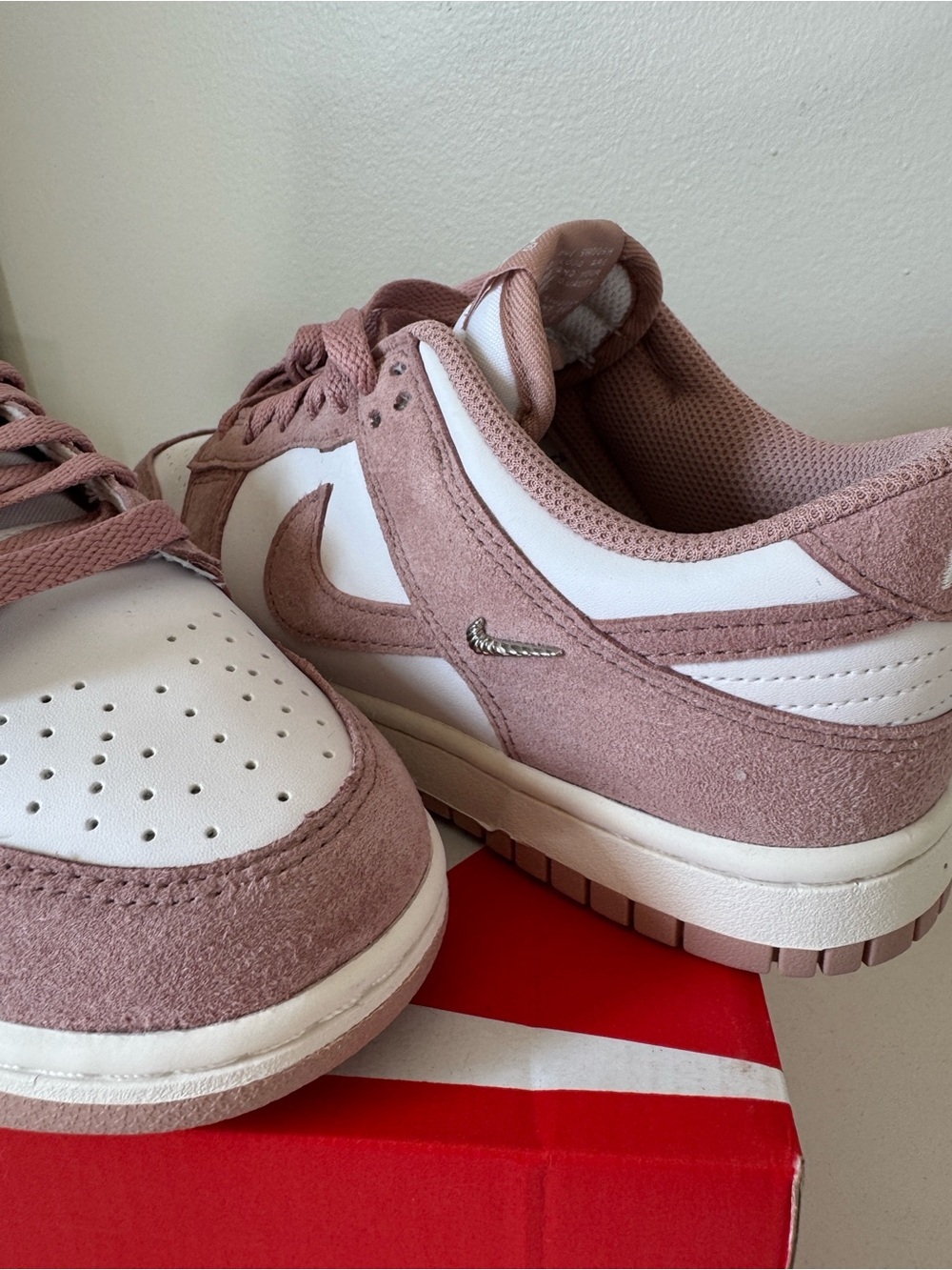 Nike Dunk Low White Particle Pink Sail - Picture 7 of 11
